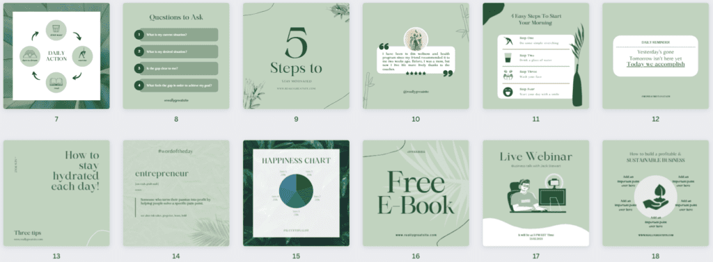 Canva Templates I Designed To Sell On Etsy