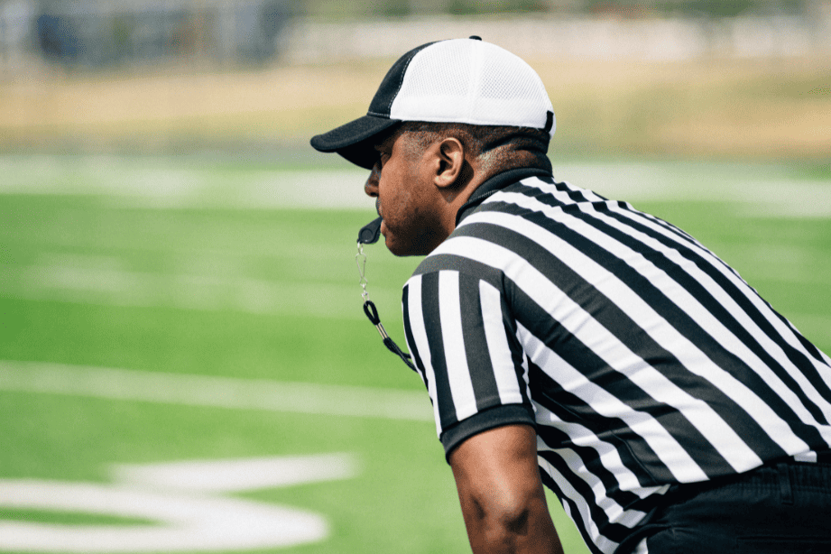 a sports referee 