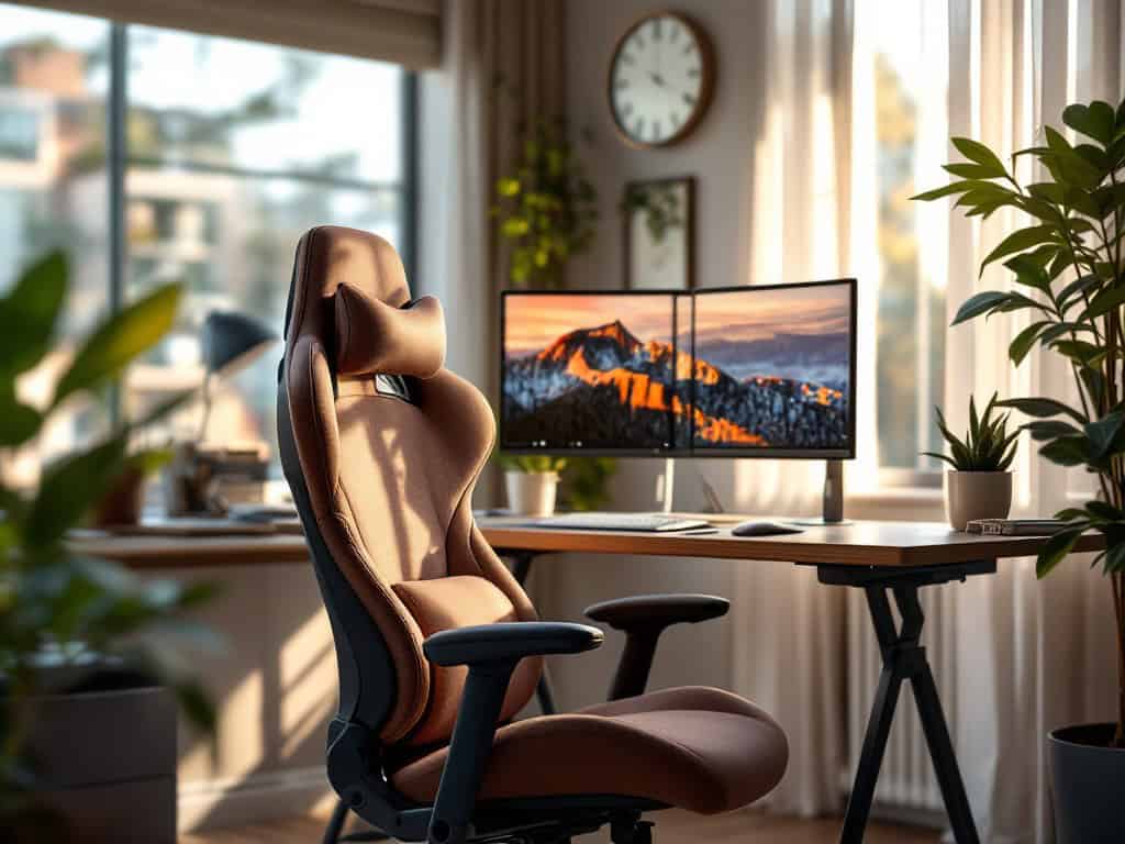 Ergonomic home office


